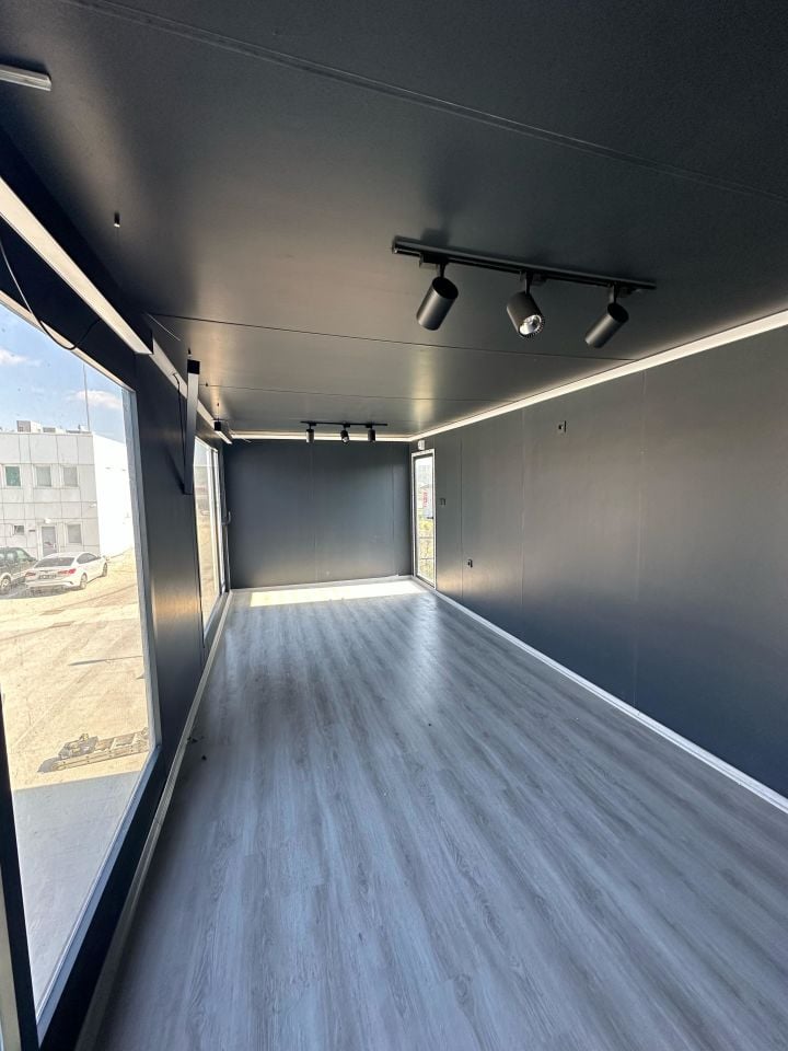 42m² İKİ KATLI OFİS KONTEYNER KOMPOZİTLİ BETOPANLI
